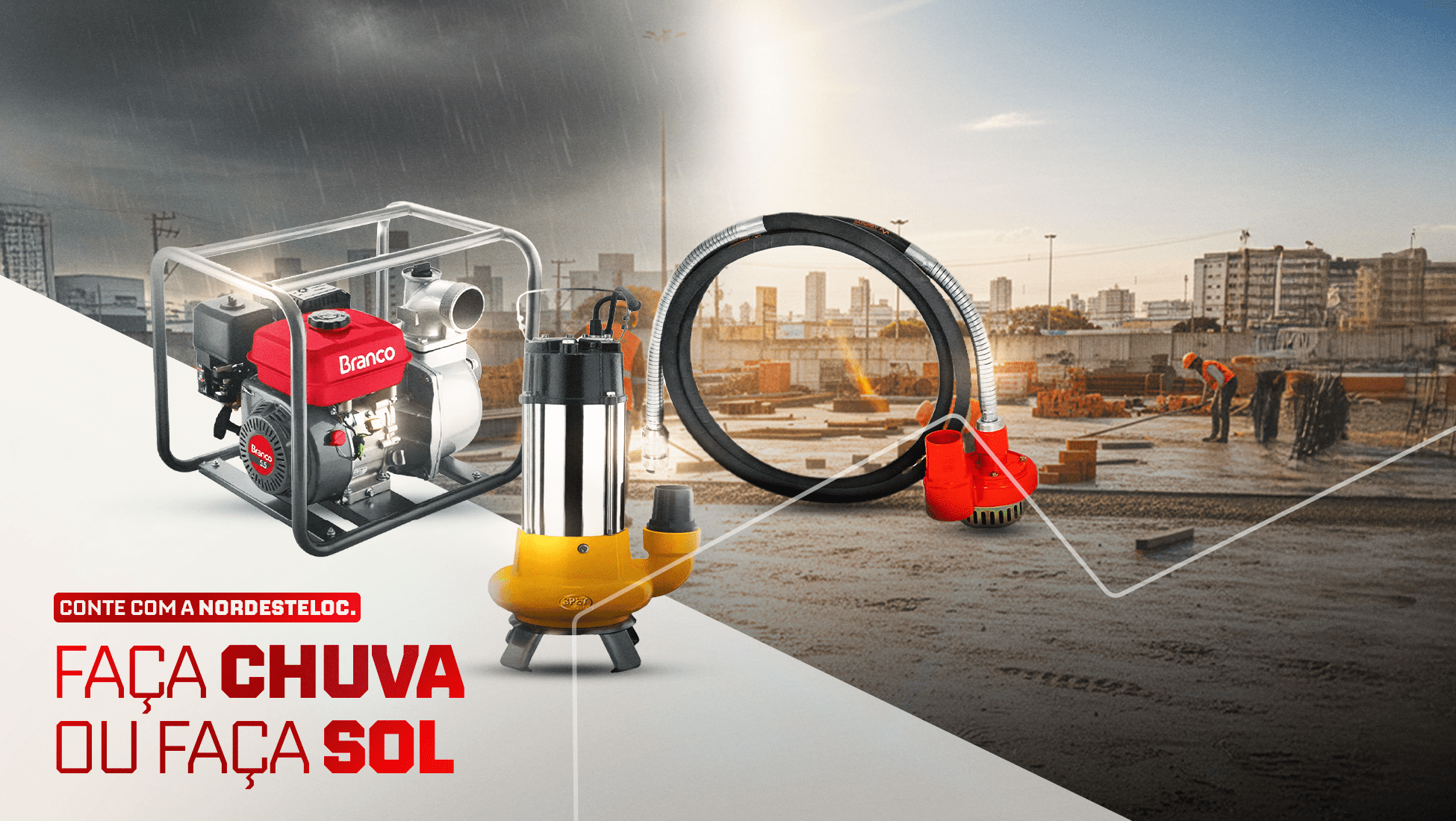 Locação de Equipamentos em Períodos Chuvosos: O Que Você Precisa Saber